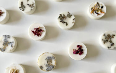 Rows of wax melts