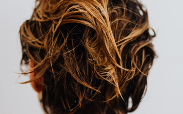 Person with wet hair.