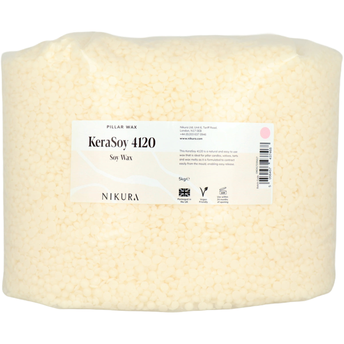 KeraSoy 4120 Pillar & Wax Melts 1kg Nikura