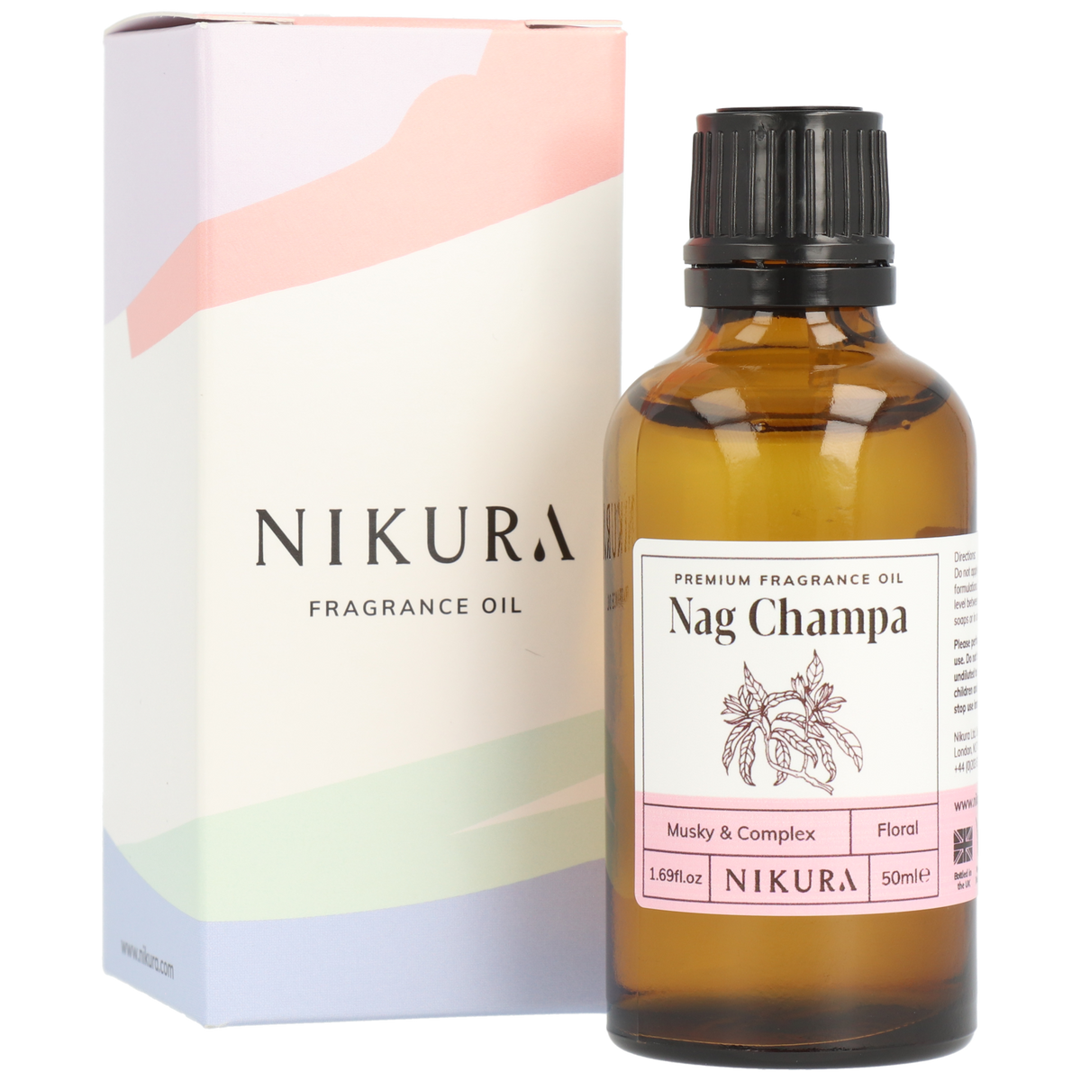 Nag Champa Fragrance Oil, 10 ml Premium, Long Lasting Diffuser