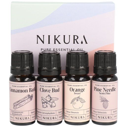 4 x 10ml Christmas Essential Oil Gift Set