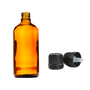 Amber Glass Dropper Bottle With Cap 100ml (Empty) for Aromatherapy