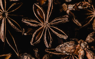 Pile of star anise.