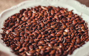 Bowl of linseeds