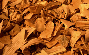 West Indian Sandalwood shavings.