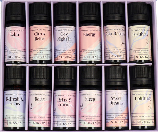 12 x 10ml | Luxury Essential Oil Blends Gift Set