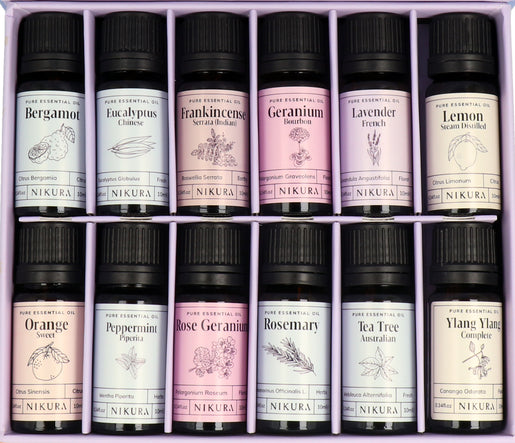 12 x 10ml | Luxury Essential Oil Gift Set