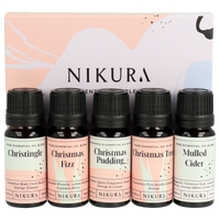 5 x 10ml | Christmas Essential Oil Blends Gift Set