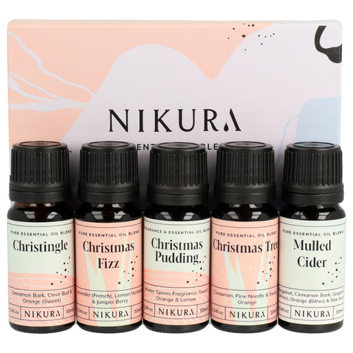 5 x 10ml | Christmas Essential Oil Blends Gift Set