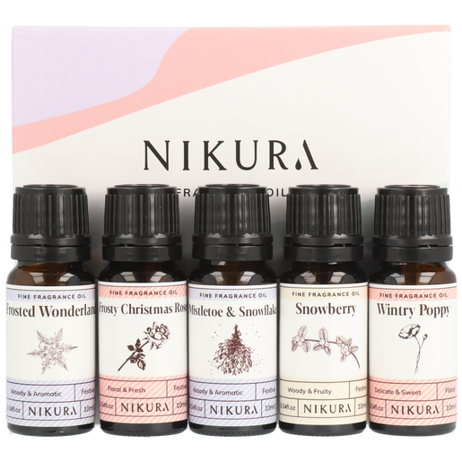 5 x 10ml | Christmas Scents Fine Fragrance Oil Gift Set