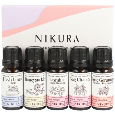 5 x 10ml | Floral Meadows Fragrance Oil Gift Set