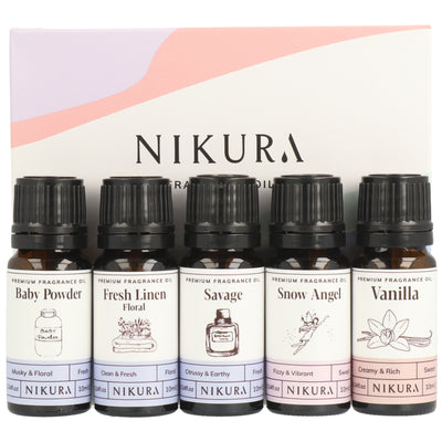 5 x 10ml | Best Sellers Fragrance Oil Set