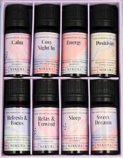 8 x 10ml | Luxury Essential Oil Blends Gift Set