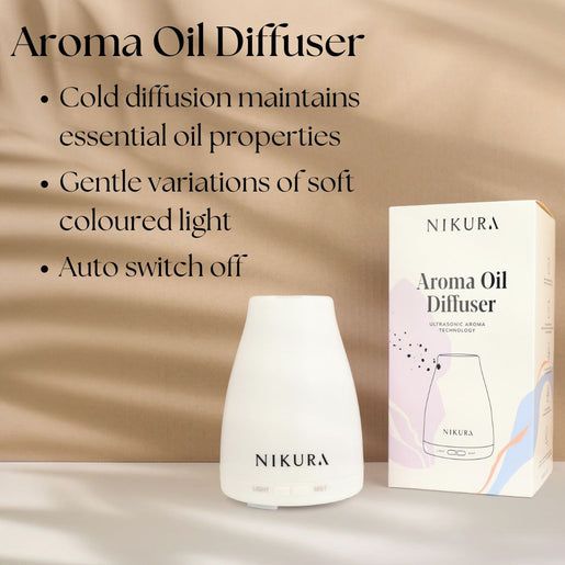 Aroma Oil Diffuser & 3 Free Oils