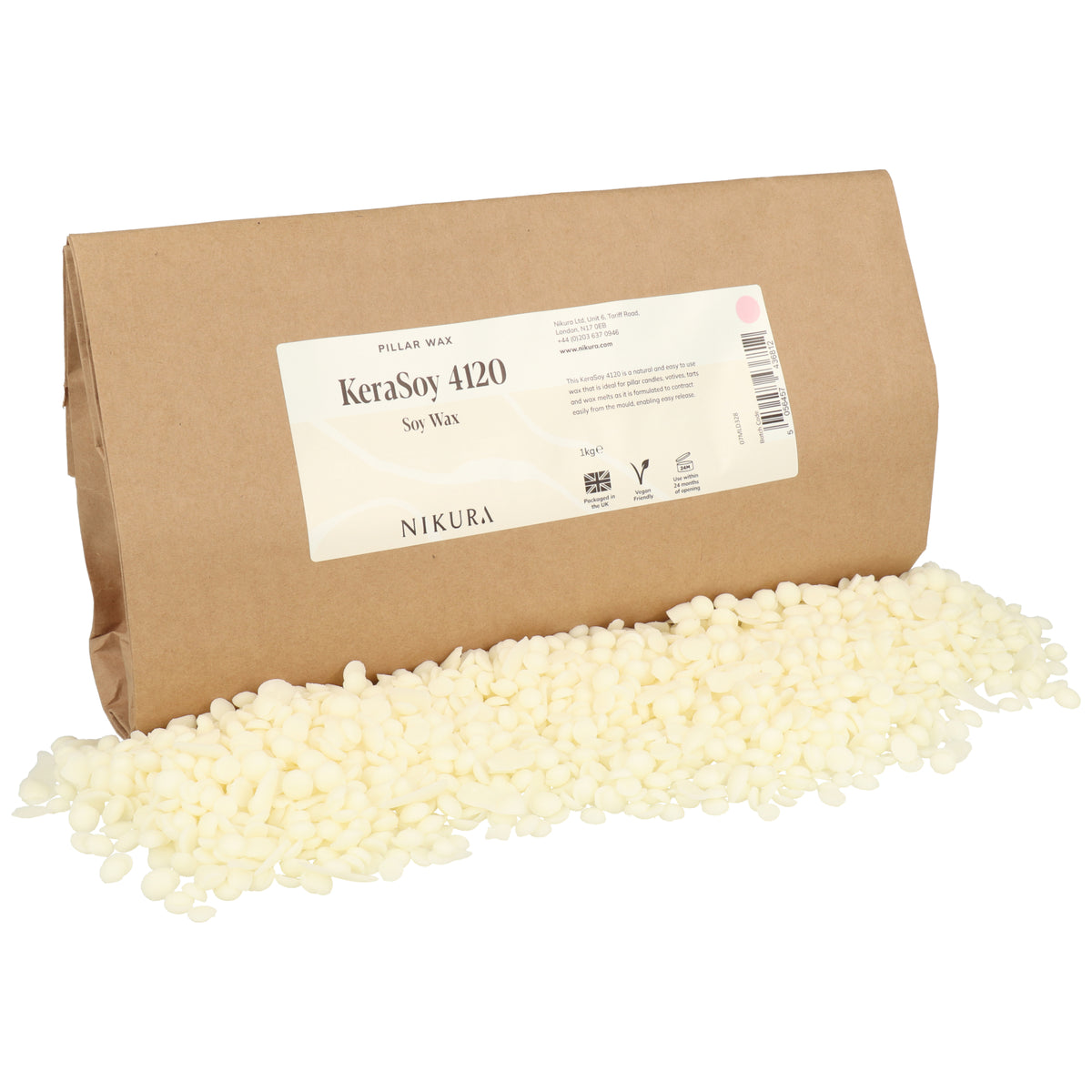KeraSoy 4120 Pillar & Wax Melts 1kg Nikura