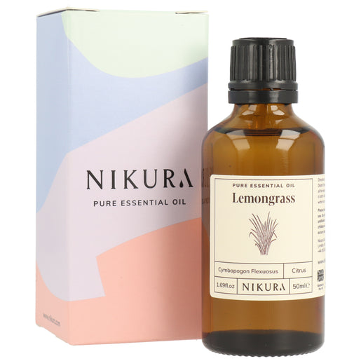 Nikura Lemongrass Essential Oil Pure & Natural 10ml, 20ml, 30ml, 50ml,  100ml, 200ml, 500ml, 1 Litre 