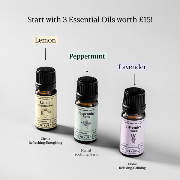 Essential Oil Starter Set + MISTI Waterless Diffuser