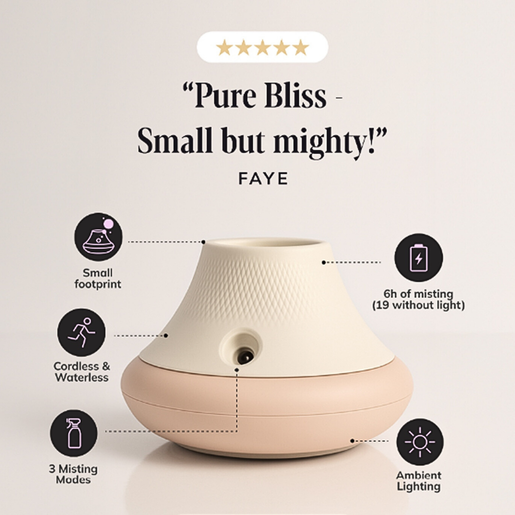 Microless Diffuser Misti Portable Waterless Diffuser | Nikura