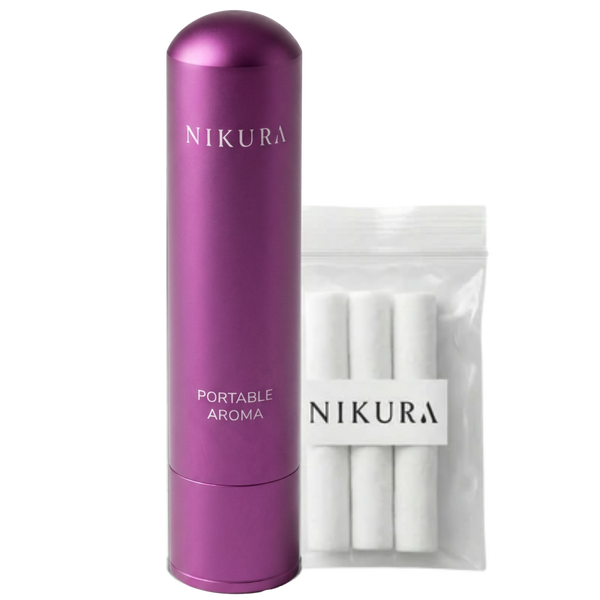 Aromatherapy Inhaler & Wick Refill Kit