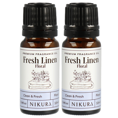 Fresh Linen Fragrance Oil 2x10ml