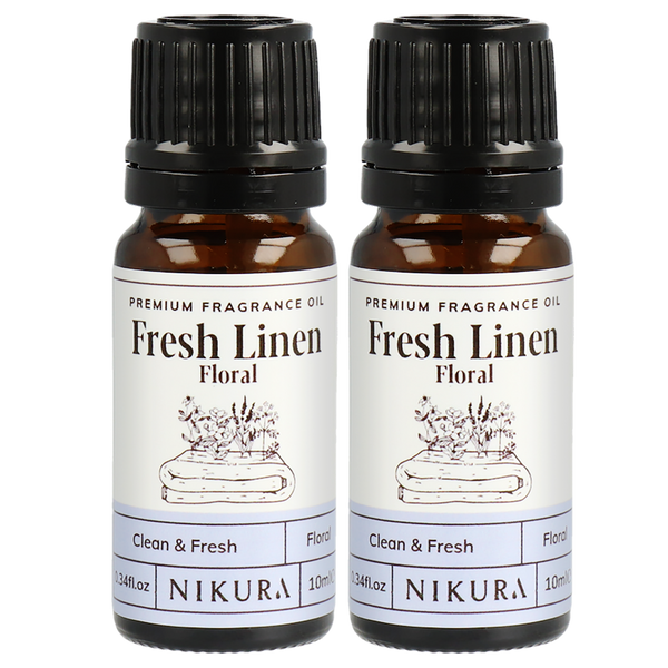 Fresh Linen Fragrance Oil 2x10ml