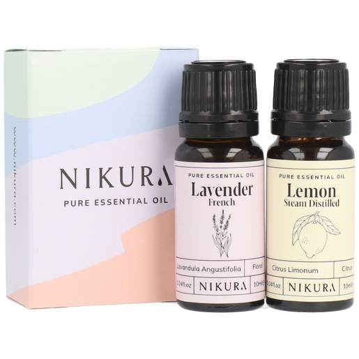2 x 10ml | Lavender (French) & Lemon Essential Oil Starter Kit