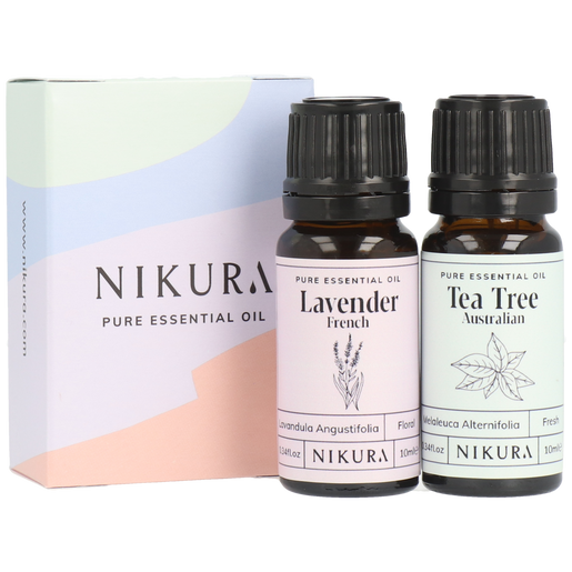 2 x 10ml | Lavender (French) & Tea Tree Essential Oil Starter Kit
