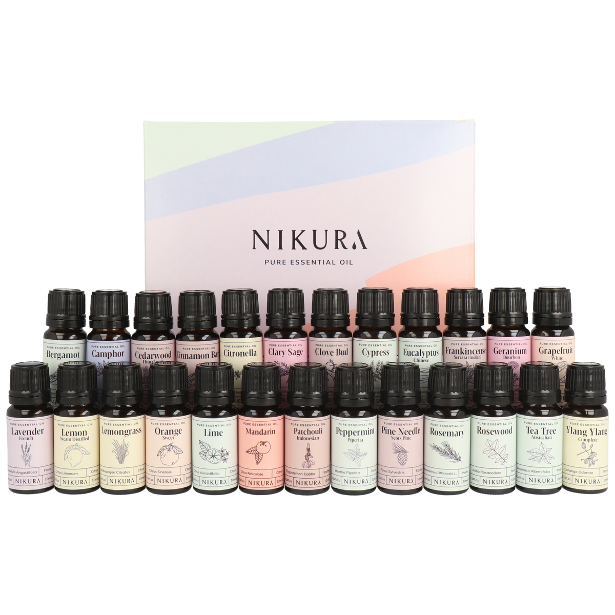 Expert Essential Oils Gift Set 25 x 10ml Nikura