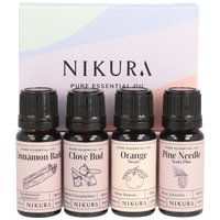 4 x 10ml Christmas Essential Oil Gift Set