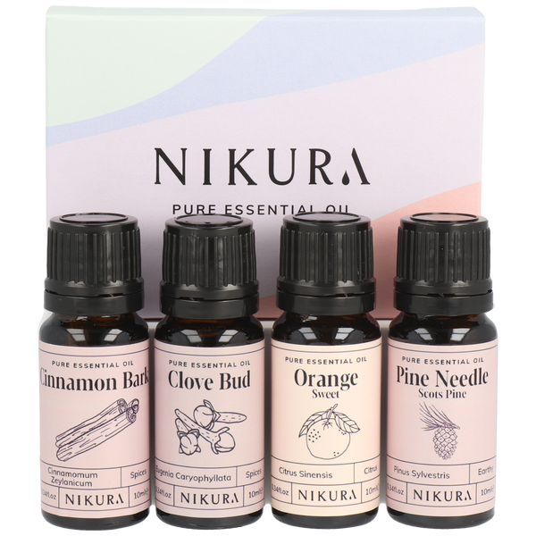 Winter Warmth Essential Oil Gift Set 4x10ml