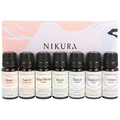 7 x 10ml | Chakra Essential Oil Blends Gift Set