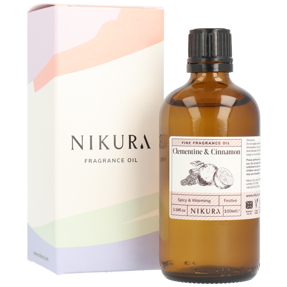 Clementine & Cinnamon Fragrance Oil | Nikura