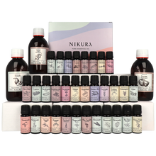 Mega Bundle | Collection of 32 x 10ml Essential Oils & 3 x 250ml Carrier Oils