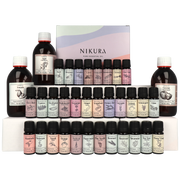Mega Bundle | Collection of 32 x 10ml Essential Oils & 3 x 250ml Carrier Oils