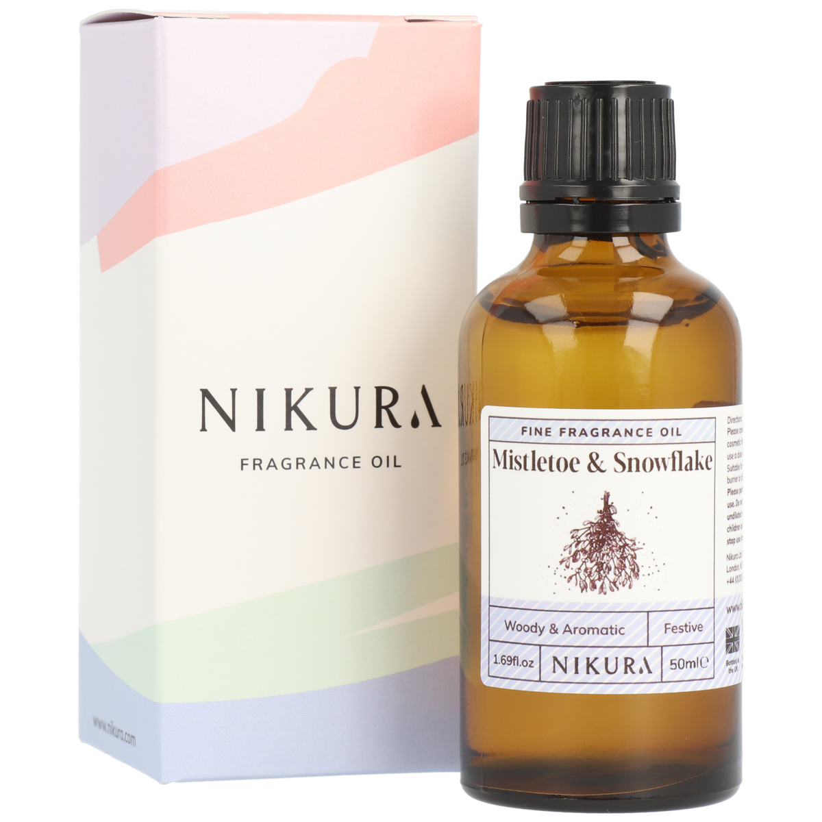 Mistletoe Snowflake Fragrance Oil Nikura mistletoe-snowflake-fragrance-oil-nikura