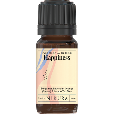 Happiness - Pure Essential Oil Blend - Aromatherapy - 100% Natural