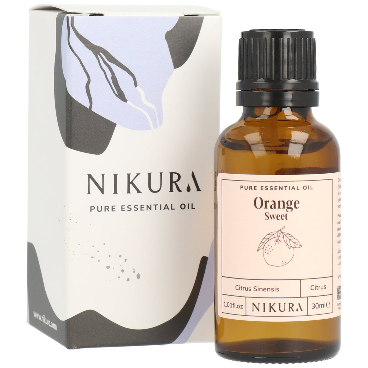 Orange Essential Oil (Sweet) - Pure & Natural Aromatherapy | Nikura