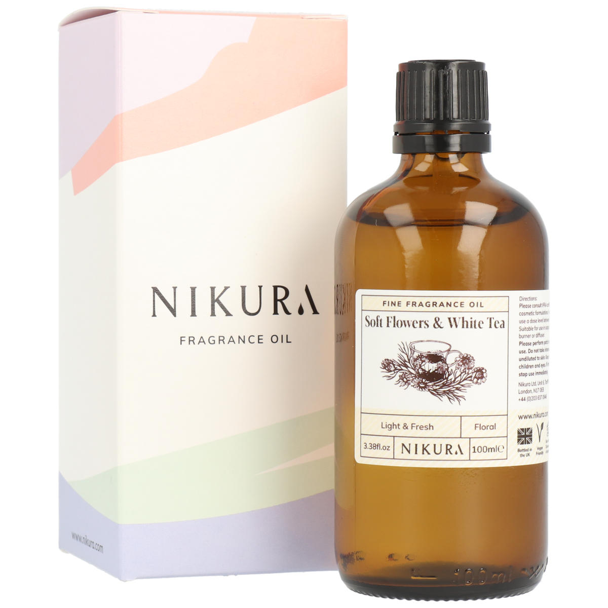 Soft Flowers & White Tea Fragrance Oil Nikura